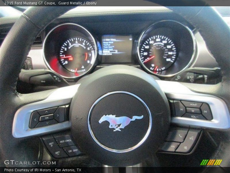 Guard Metallic / Ebony 2015 Ford Mustang GT Coupe