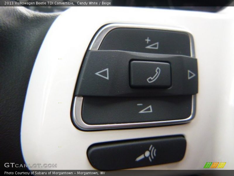 Candy White / Beige 2013 Volkswagen Beetle TDI Convertible