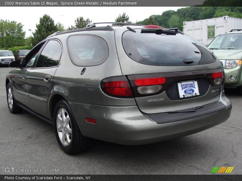 Spruce Green Metallic / Medium Parchment 2002 Mercury Sable LS Wagon