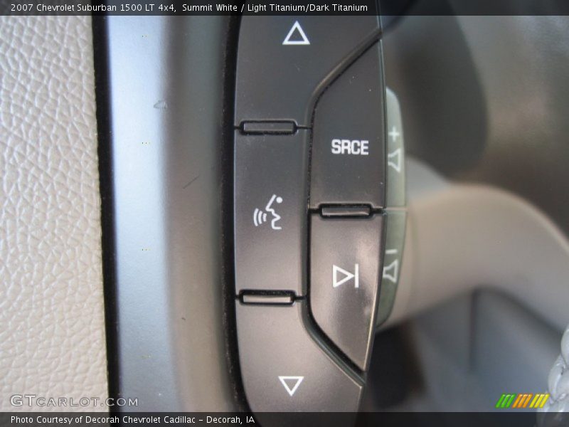 Summit White / Light Titanium/Dark Titanium 2007 Chevrolet Suburban 1500 LT 4x4