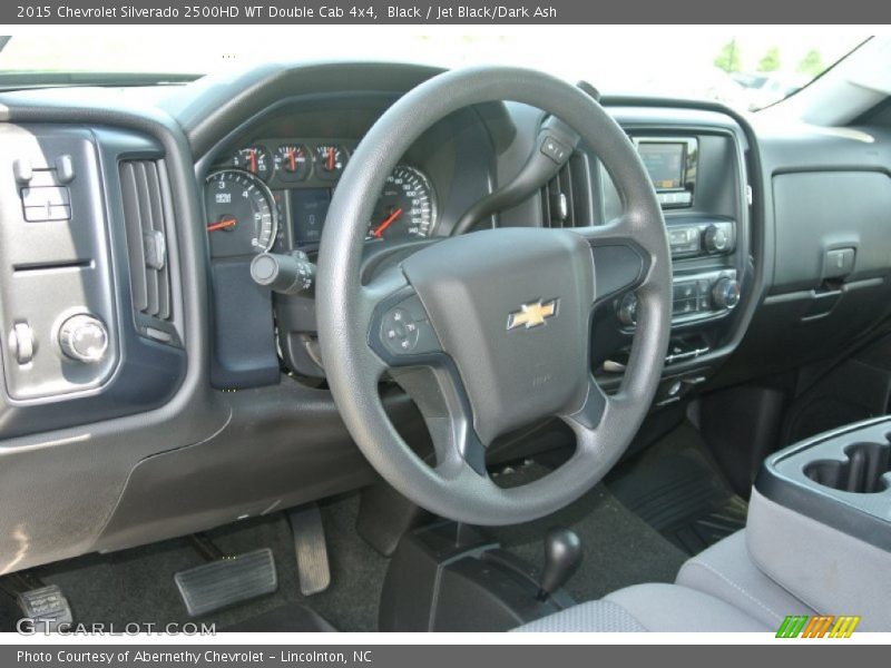 Black / Jet Black/Dark Ash 2015 Chevrolet Silverado 2500HD WT Double Cab 4x4