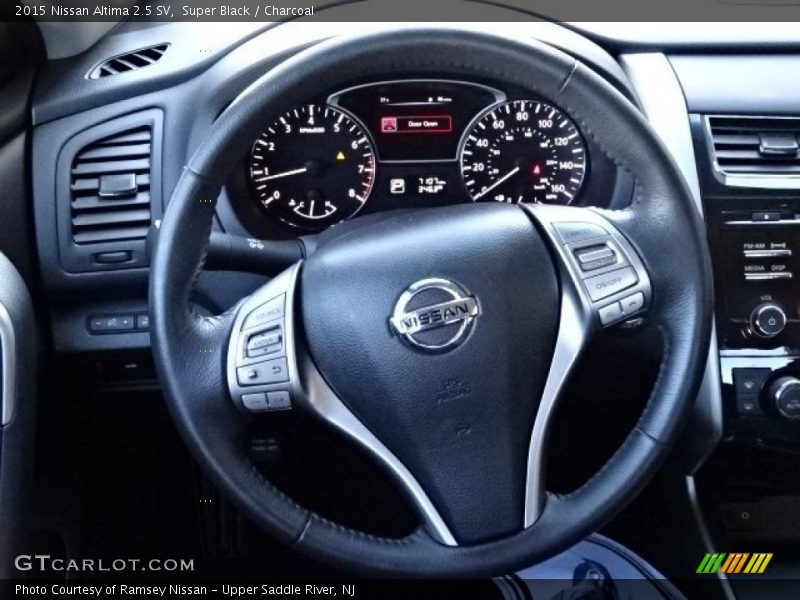 Super Black / Charcoal 2015 Nissan Altima 2.5 SV