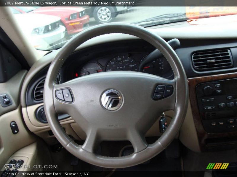 Spruce Green Metallic / Medium Parchment 2002 Mercury Sable LS Wagon