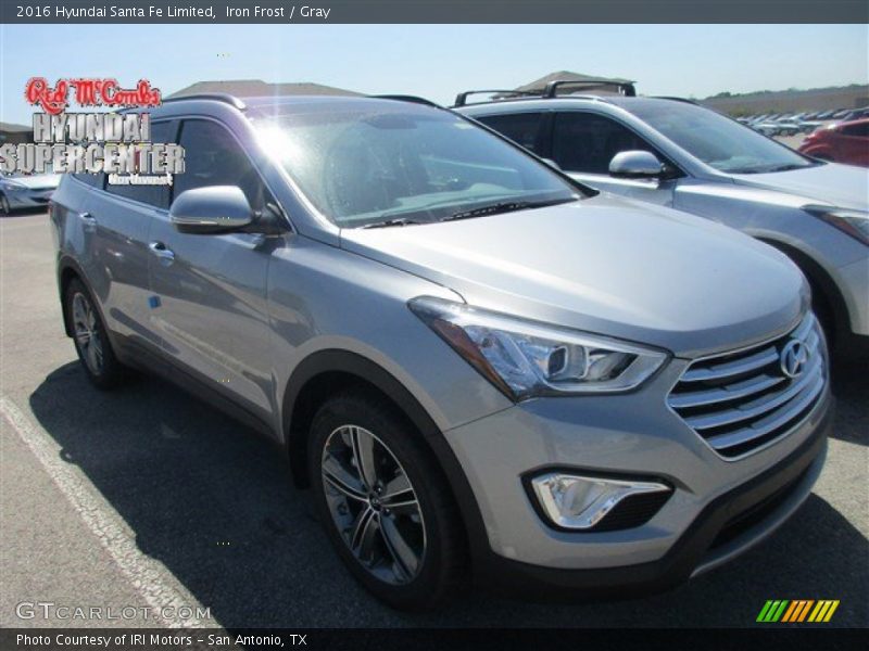 Iron Frost / Gray 2016 Hyundai Santa Fe Limited