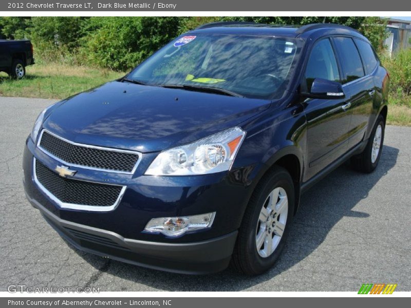 Dark Blue Metallic / Ebony 2012 Chevrolet Traverse LT