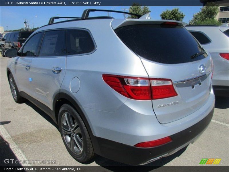 Circuit Silver / Gray 2016 Hyundai Santa Fe Limited AWD