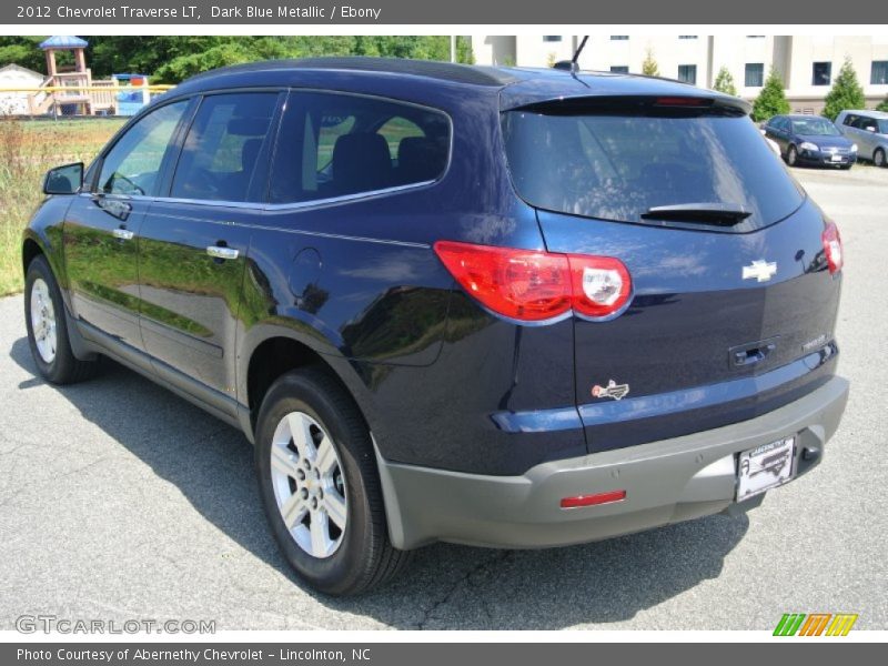Dark Blue Metallic / Ebony 2012 Chevrolet Traverse LT