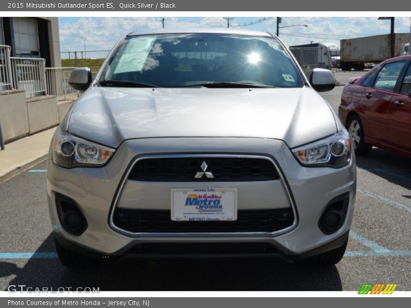 Quick Silver / Black 2015 Mitsubishi Outlander Sport ES