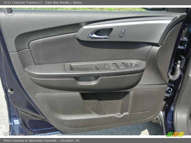 Dark Blue Metallic / Ebony 2012 Chevrolet Traverse LT