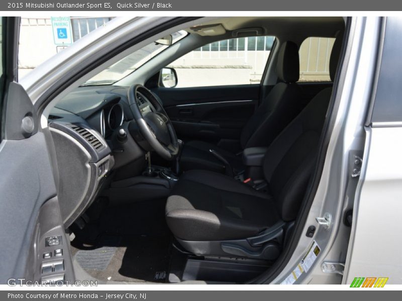 Quick Silver / Black 2015 Mitsubishi Outlander Sport ES