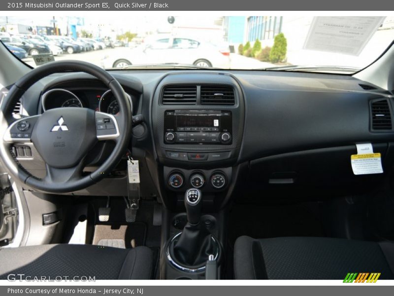 Quick Silver / Black 2015 Mitsubishi Outlander Sport ES