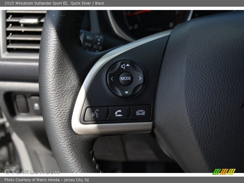 Quick Silver / Black 2015 Mitsubishi Outlander Sport ES
