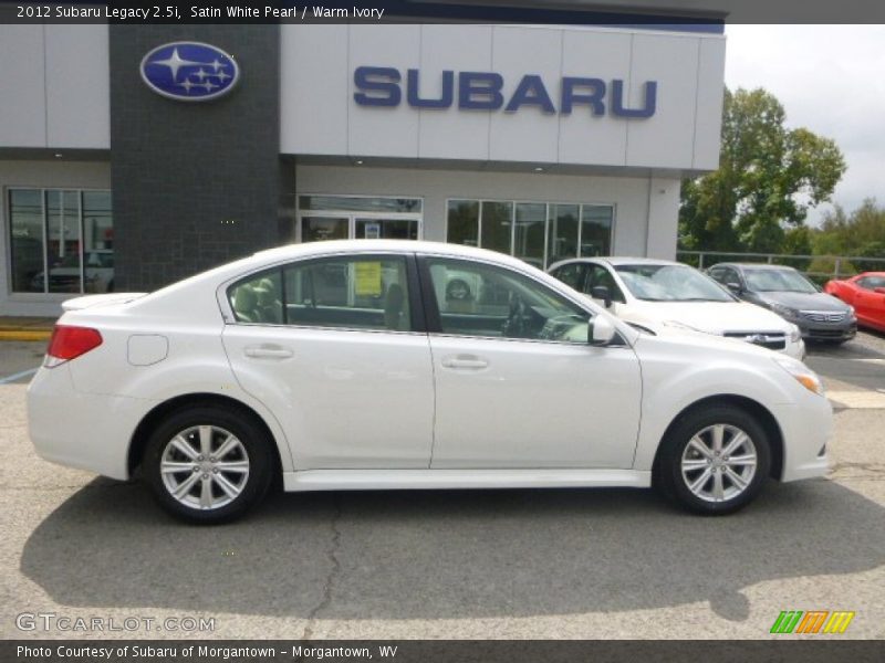 Satin White Pearl / Warm Ivory 2012 Subaru Legacy 2.5i