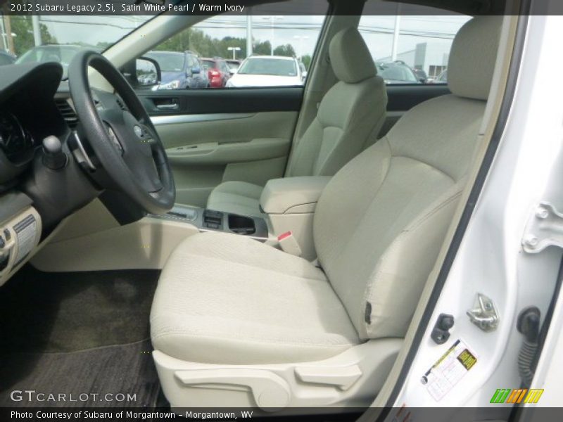 Satin White Pearl / Warm Ivory 2012 Subaru Legacy 2.5i