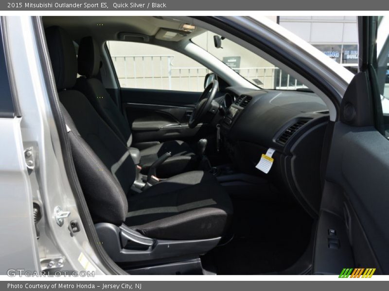 Quick Silver / Black 2015 Mitsubishi Outlander Sport ES