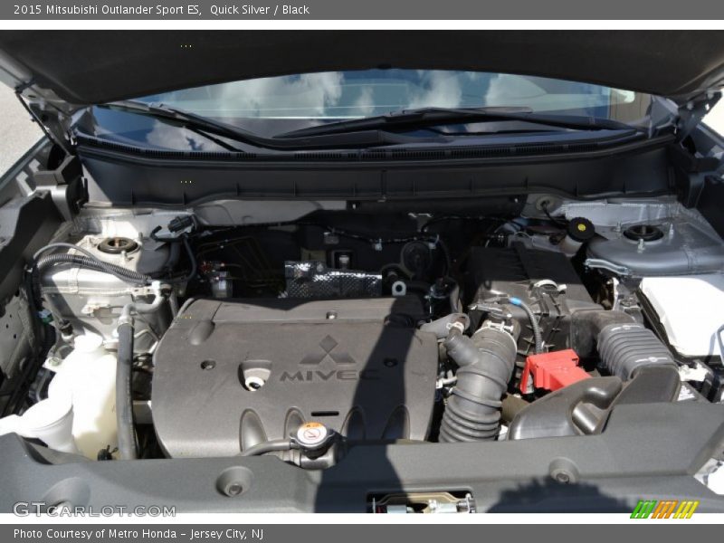 Quick Silver / Black 2015 Mitsubishi Outlander Sport ES