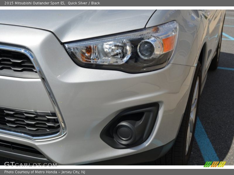 Quick Silver / Black 2015 Mitsubishi Outlander Sport ES