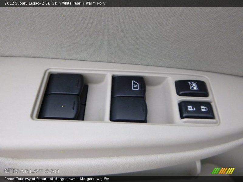 Satin White Pearl / Warm Ivory 2012 Subaru Legacy 2.5i