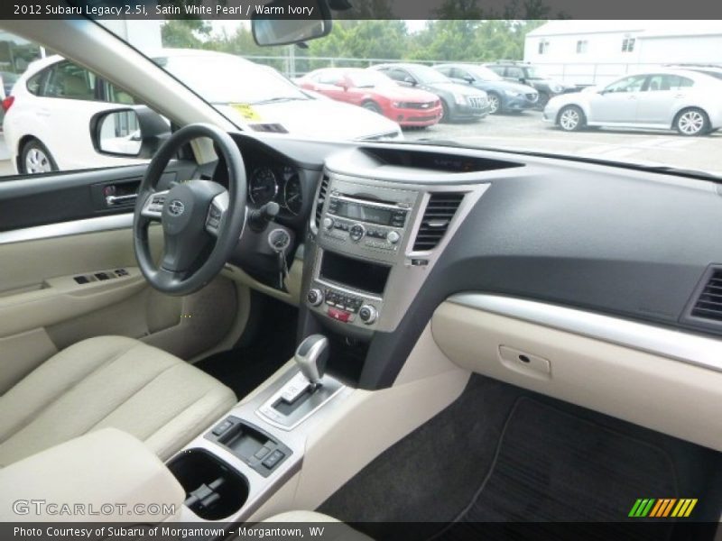 Satin White Pearl / Warm Ivory 2012 Subaru Legacy 2.5i