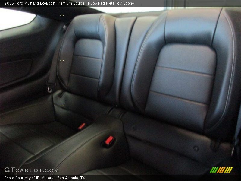 Ruby Red Metallic / Ebony 2015 Ford Mustang EcoBoost Premium Coupe
