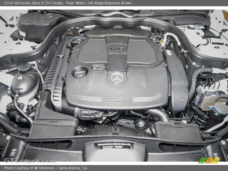 Polar White / Silk Beige/Espresso Brown 2016 Mercedes-Benz E 350 Sedan