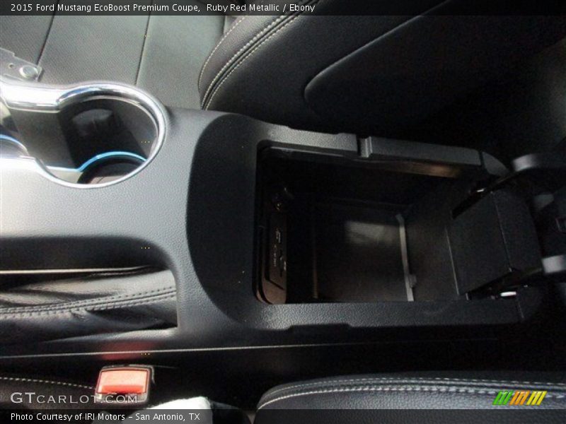 Ruby Red Metallic / Ebony 2015 Ford Mustang EcoBoost Premium Coupe