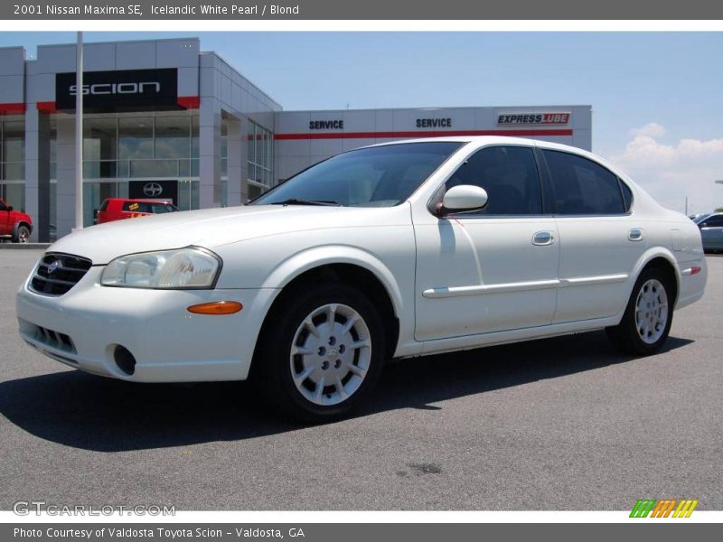 Icelandic White Pearl / Blond 2001 Nissan Maxima SE