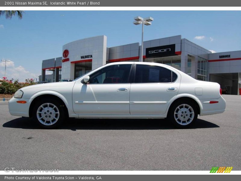 Icelandic White Pearl / Blond 2001 Nissan Maxima SE