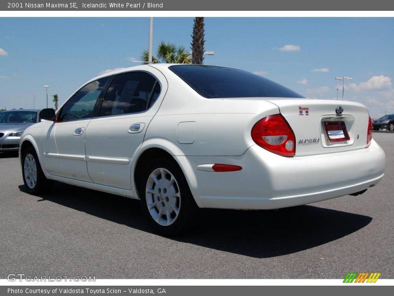 Icelandic White Pearl / Blond 2001 Nissan Maxima SE