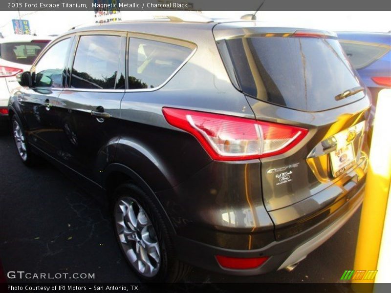 Magnetic Metallic / Charcoal Black 2015 Ford Escape Titanium