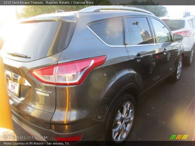 Magnetic Metallic / Charcoal Black 2015 Ford Escape Titanium