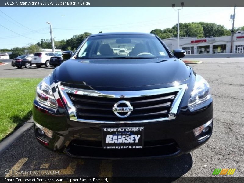 Super Black / Beige 2015 Nissan Altima 2.5 SV