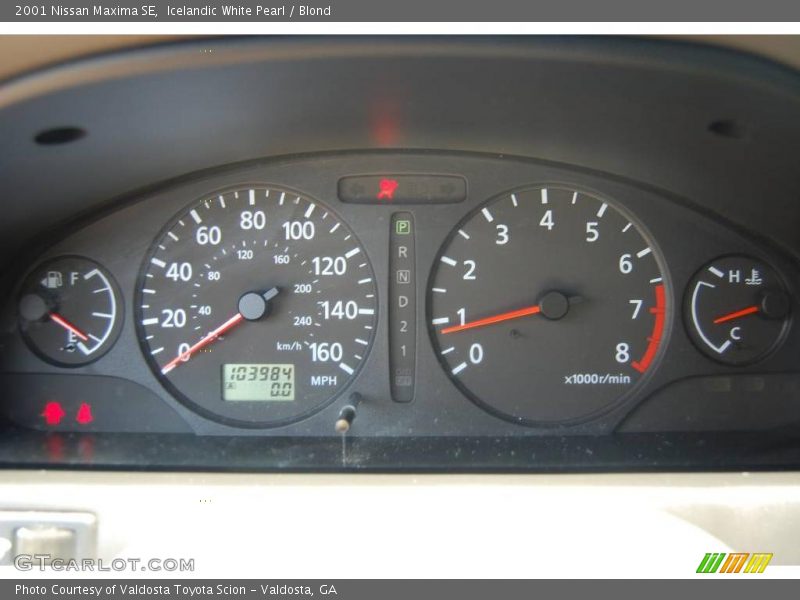 Icelandic White Pearl / Blond 2001 Nissan Maxima SE
