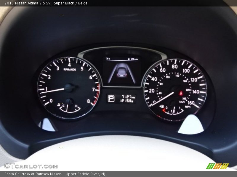 Super Black / Beige 2015 Nissan Altima 2.5 SV