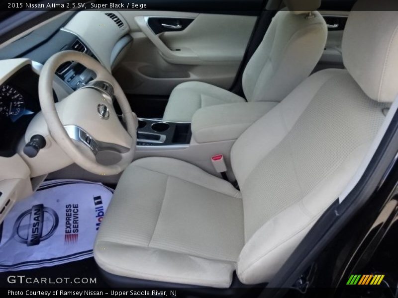 Super Black / Beige 2015 Nissan Altima 2.5 SV