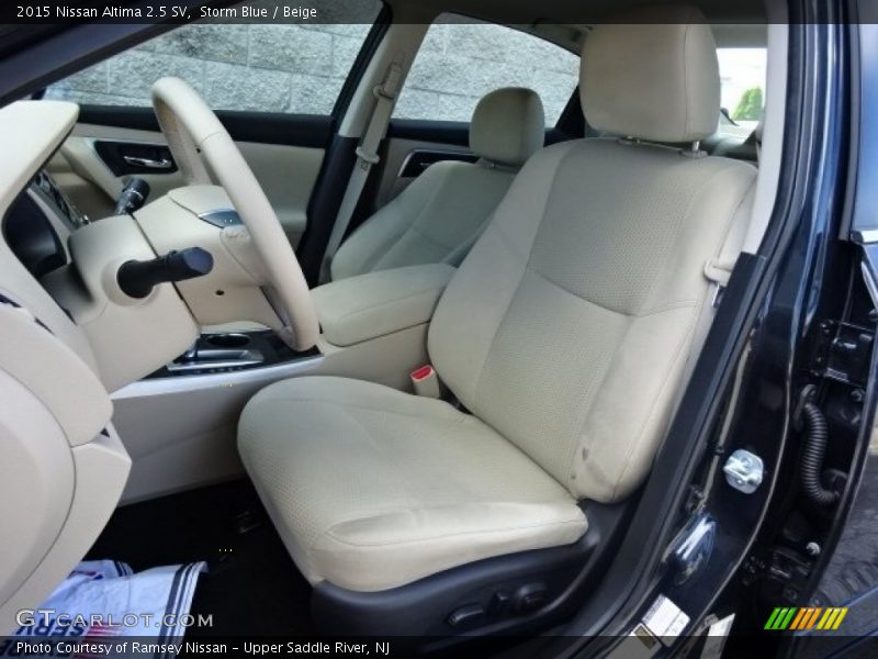 Storm Blue / Beige 2015 Nissan Altima 2.5 SV