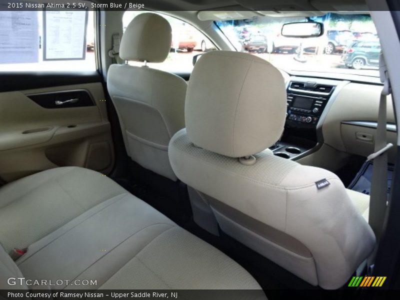 Storm Blue / Beige 2015 Nissan Altima 2.5 SV