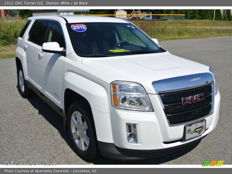 Olympic White / Jet Black 2012 GMC Terrain SLE