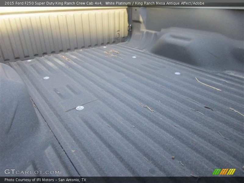 White Platinum / King Ranch Mesa Antique Affect/Adobe 2015 Ford F250 Super Duty King Ranch Crew Cab 4x4