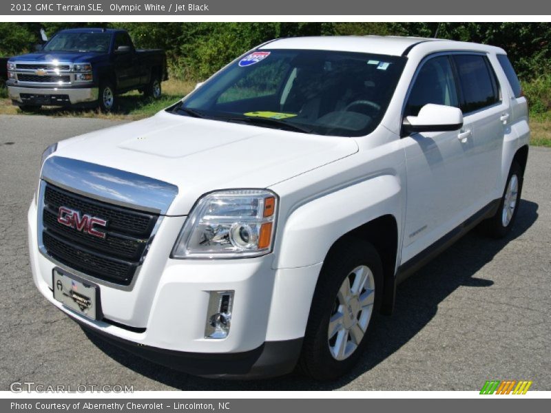 Olympic White / Jet Black 2012 GMC Terrain SLE