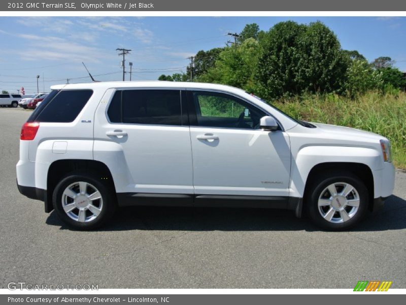 Olympic White / Jet Black 2012 GMC Terrain SLE