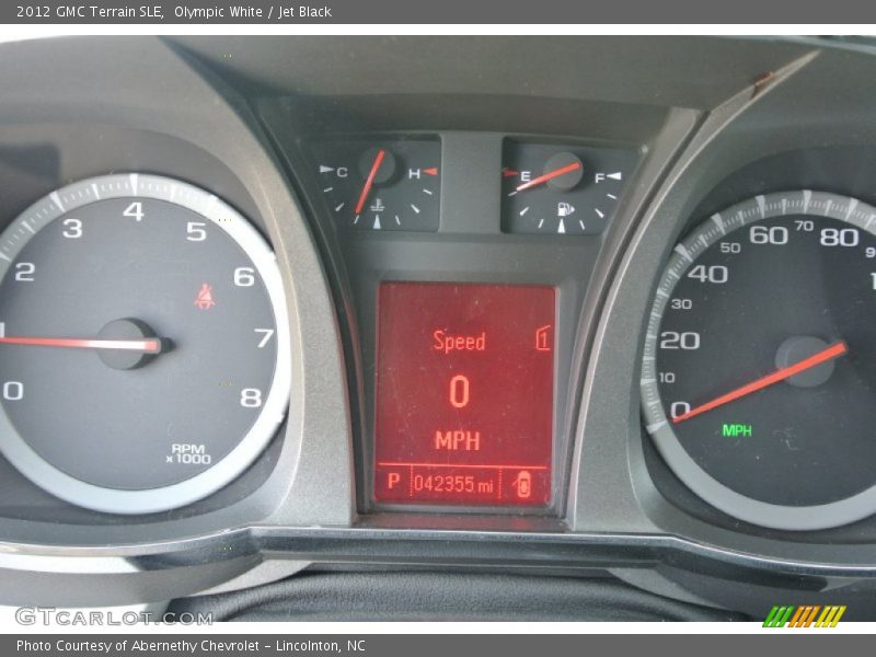 Olympic White / Jet Black 2012 GMC Terrain SLE