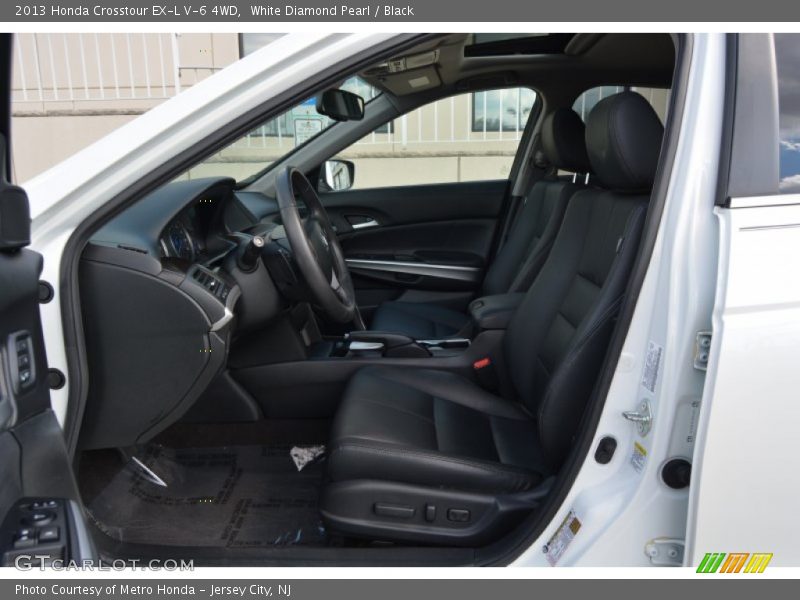 White Diamond Pearl / Black 2013 Honda Crosstour EX-L V-6 4WD
