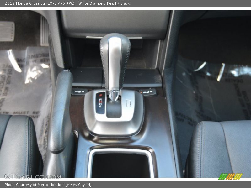 White Diamond Pearl / Black 2013 Honda Crosstour EX-L V-6 4WD