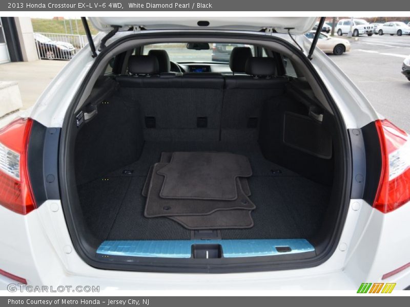 White Diamond Pearl / Black 2013 Honda Crosstour EX-L V-6 4WD