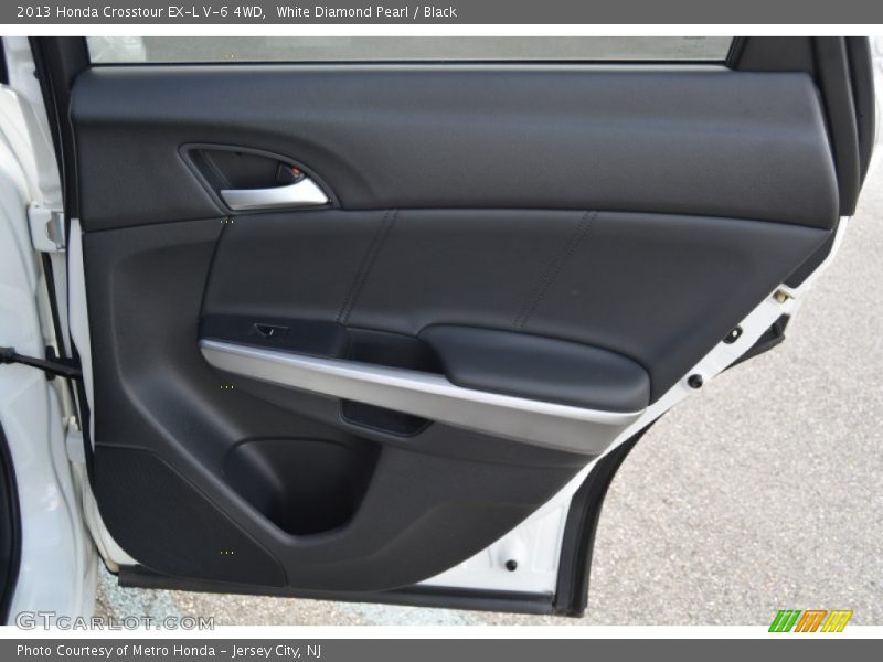 White Diamond Pearl / Black 2013 Honda Crosstour EX-L V-6 4WD