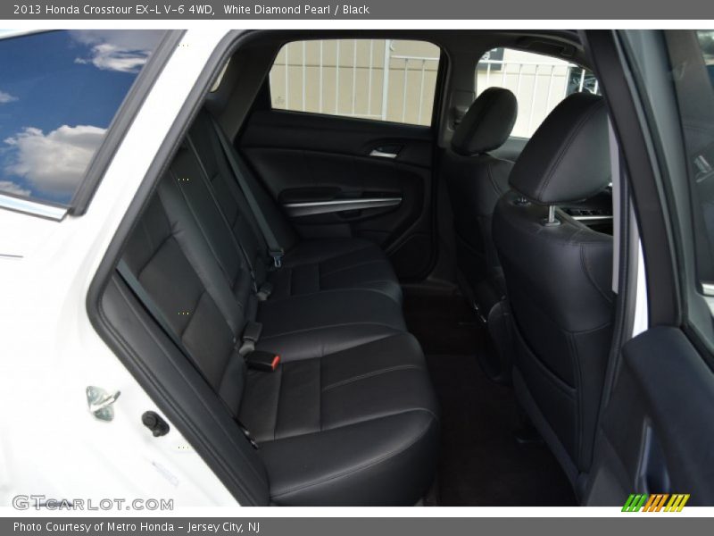 White Diamond Pearl / Black 2013 Honda Crosstour EX-L V-6 4WD