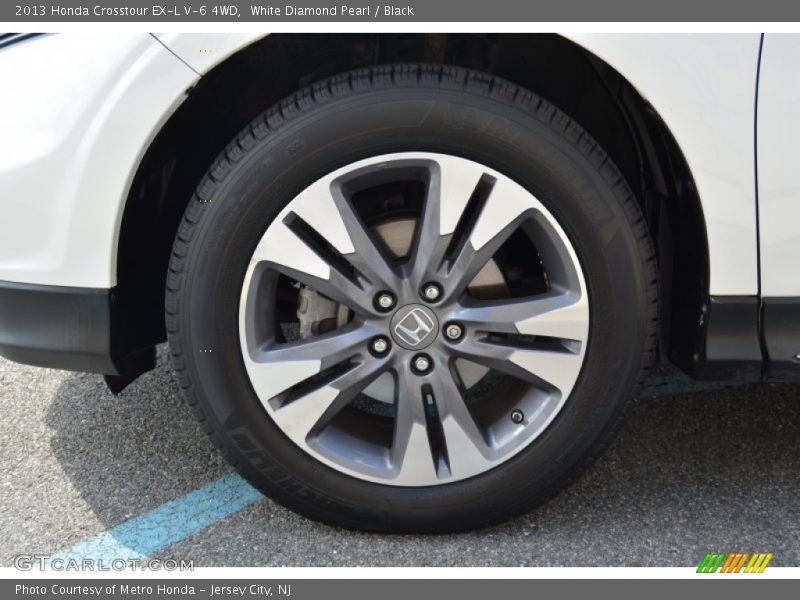 White Diamond Pearl / Black 2013 Honda Crosstour EX-L V-6 4WD