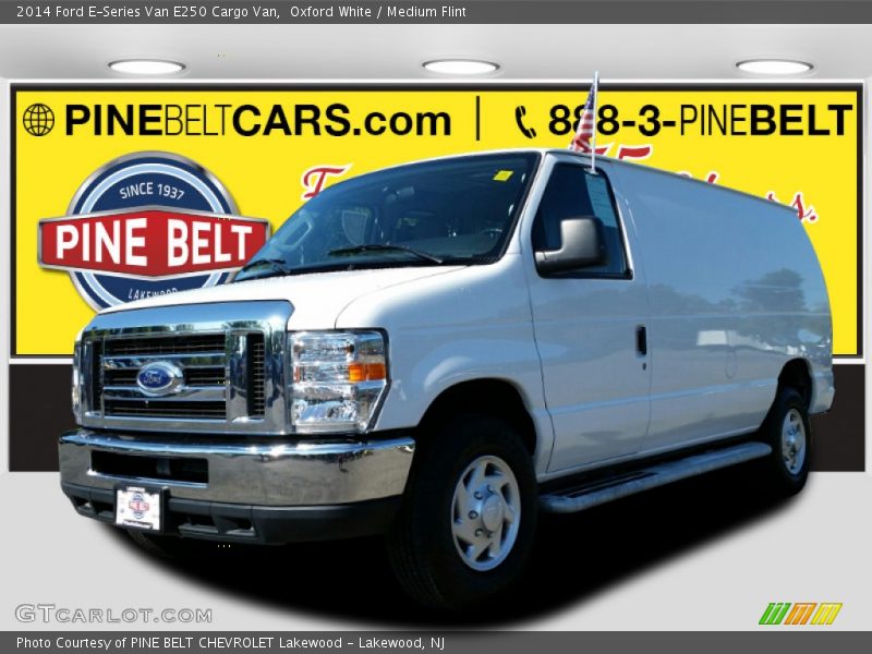 Oxford White / Medium Flint 2014 Ford E-Series Van E250 Cargo Van
