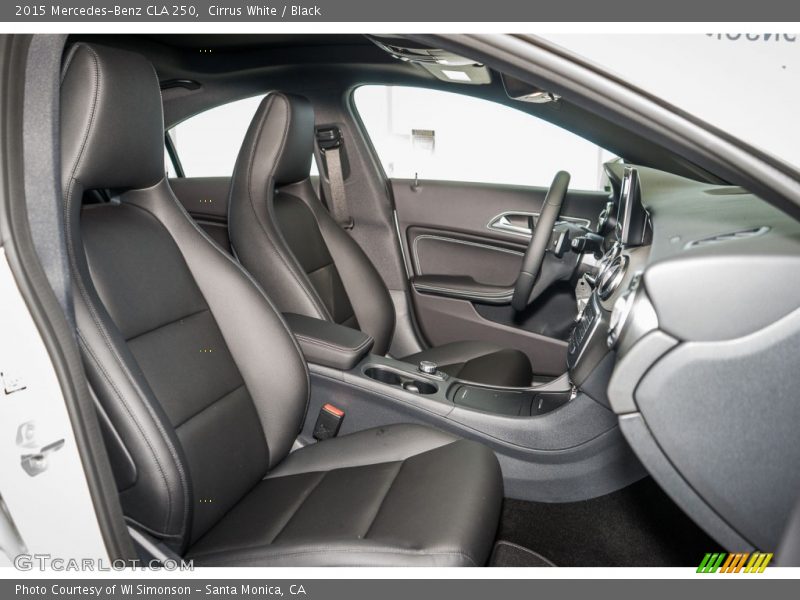 Cirrus White / Black 2015 Mercedes-Benz CLA 250